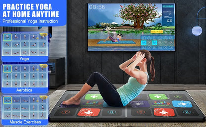 Colorful dance mat for children by Belro, featuring a playful design perfect for active kids' toys and games.