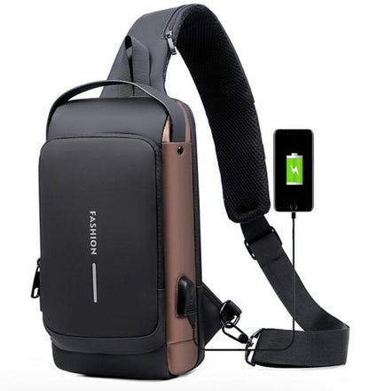 Belro carbon fiber anti-theft backpack with sleek design, multiple compartments, and secure zipper features for travel and daily use.