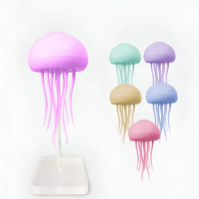 Colorful Dancing Jellyfish Lamp by Belro, outdoor home decor with animated jellyfish design for garden or patio lighting.
