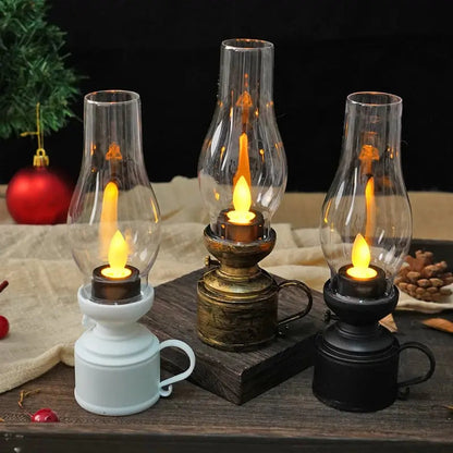 Mivoza LED lantern emits warm glow, battery-powered, outdoor safe decorative lamp for home and garden lighting.