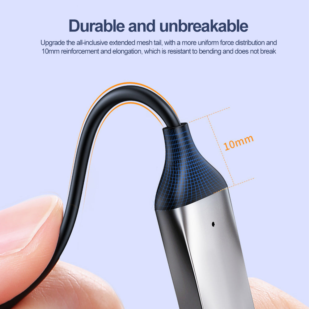 Belro Bluetooth Aux Adapter connected to audio device, compact electronic accessory for wireless audio streaming.