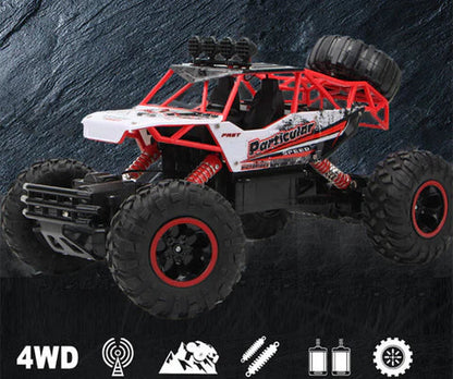 Belro Toy Monster Truck, large 4WD remote control automotive vehicle with rugged design and vibrant colors.
