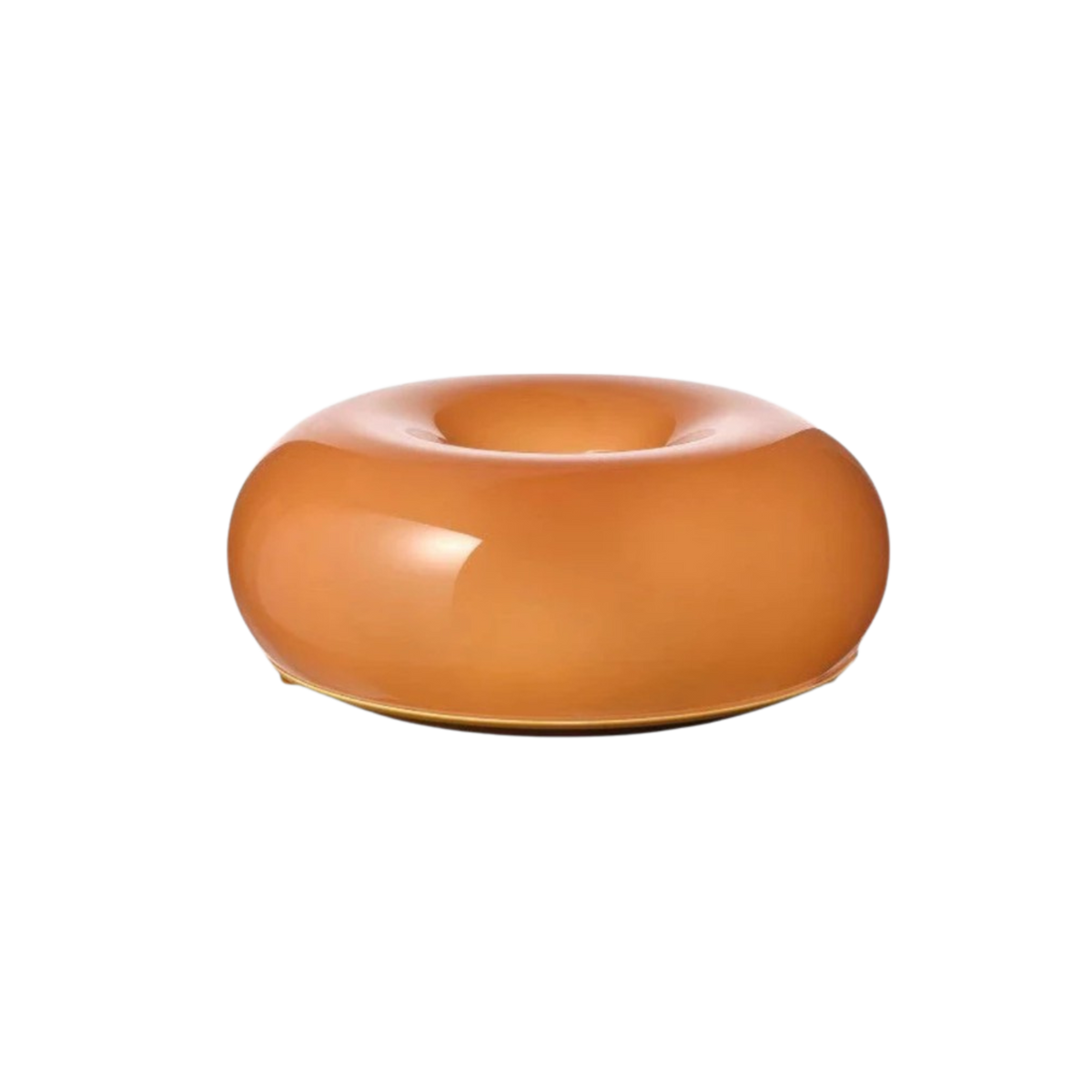Round Mivoza donut table lamp with soft LED light, 30cm decorative design, perfect for home and garden lighting.