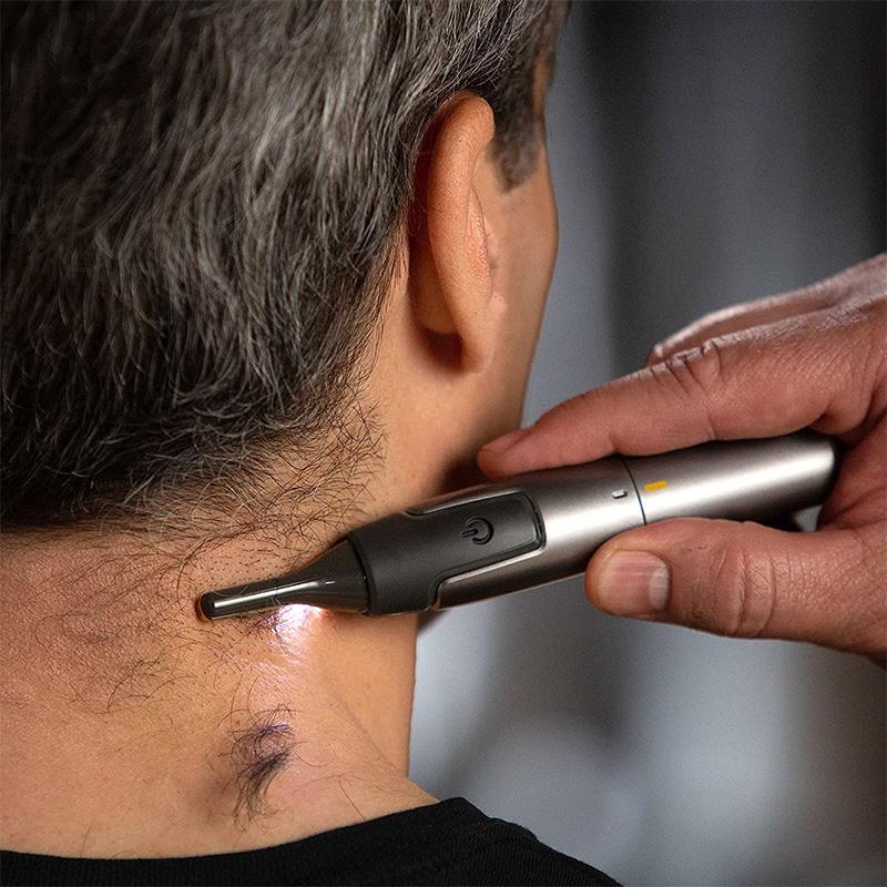 Belro ultra-thin precision trimmer for personal care, featuring a sleek design and ergonomic handle for detailed grooming.
