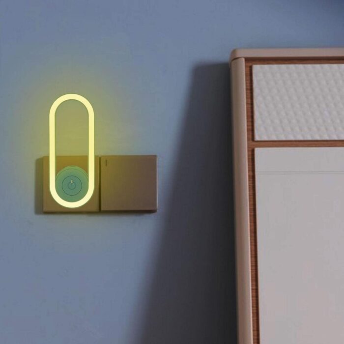 Belro ultrasonic LED mosquito repellent night light emitting soft glow in a dark room, designed for effective bug deterrence.