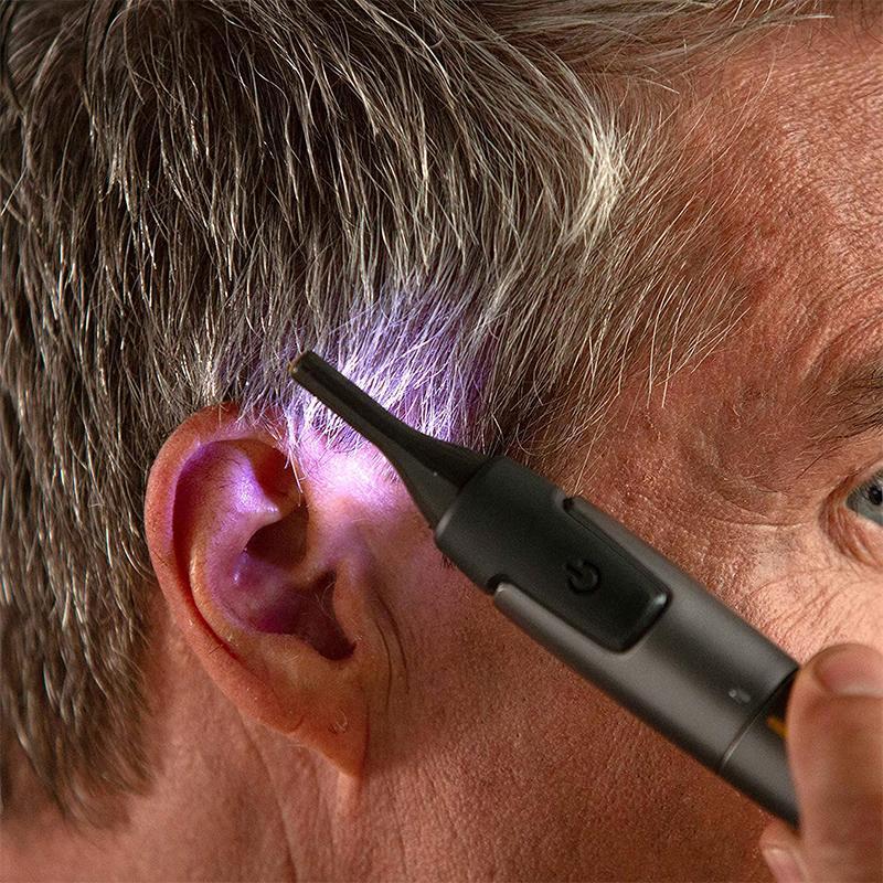 Belro ultra-thin precision trimmer for personal care, compact electronic grooming device with sleek design.