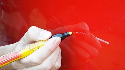 Belro Car Scratch Remover Pen for home and garden, showing the pen with scratch repair in a close-up shot