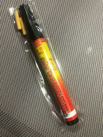 Belro Car Scratch Remover Pen used on car surface to repair scratches, with a sleek design and easy application.