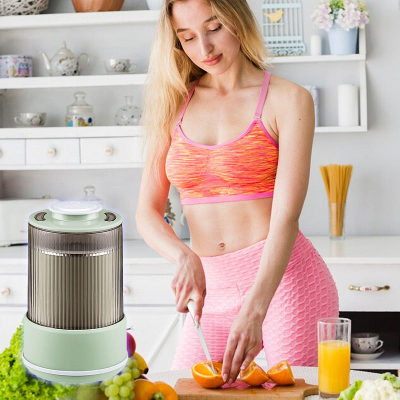 Belro multifunctional grinder for kitchen and dining, showing a sleek black and silver design with grinding components visible.