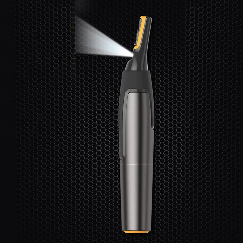 Belro ultra-thin precision trimmer for personal care, sleek electronic grooming device with a compact design.