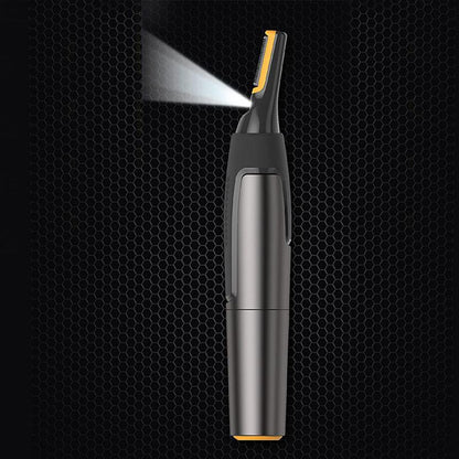 Belro ultra-thin precision trimmer for personal care, sleek electronic grooming device with a compact design.