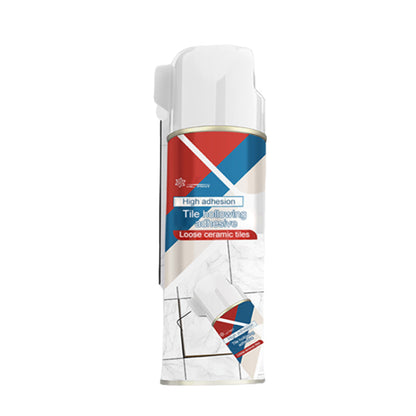 Belro strong adhesive for loose tiles applied to tile surface, ideal for repair and bonding in tools and hardware.