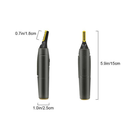 Belro ultra-thin precision trimmer for personal care, showing a sleek handheld electric grooming device with a metallic finish.