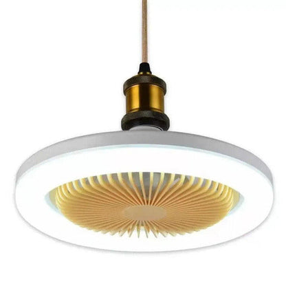 Modern LED ceiling fan by Belro with sleek design and integrated lighting, suitable for outdoor home and garden spaces.
