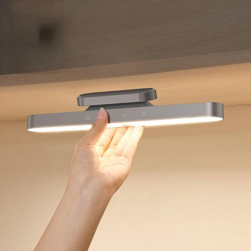 Belro magnetic desk lamp in black with adjustable arm, modern electronics lighting for workspace or study area.