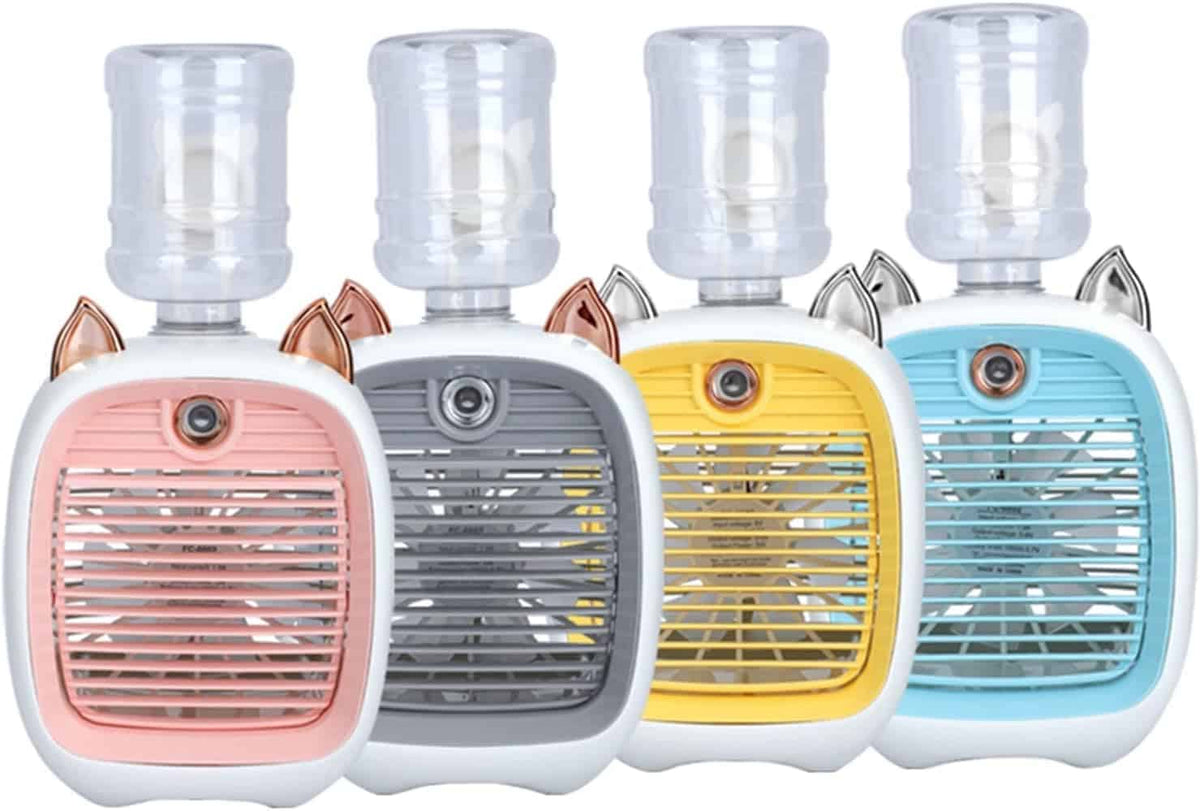 Belro USB portable air conditioner fan for outdoor use, compact and energy-efficient for cooling on the go.