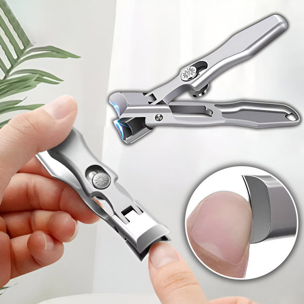Belro travel nail clipper in compact silver with sturdy design, ideal for quick nail grooming on the go.