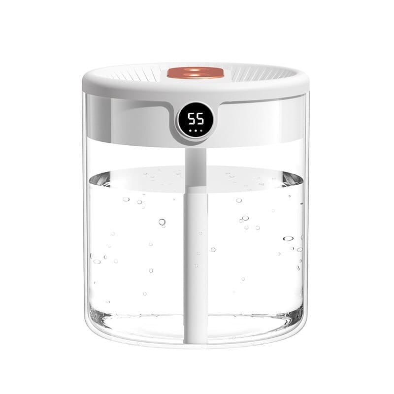 Belro 2L air humidifier for home use, compact electronic appliance with mist outlet and water tank in a modern design.