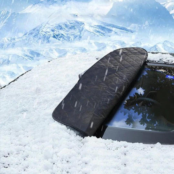 Belro magnetic anti-frost cover for home and garden decor, showing the cover attached to a window or door to prevent frost buildup.