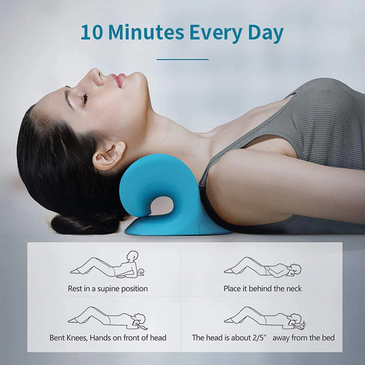 Belro neck and shoulder stretcher accessory with adjustable suspenders for neck and shoulder pain relief and posture support.