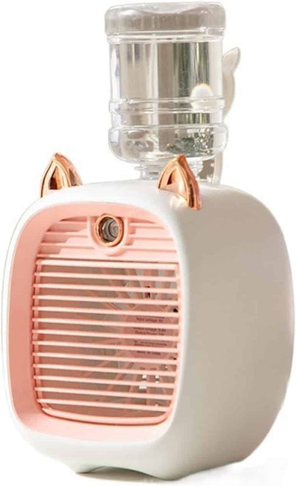 Belro USB portable air conditioner fan for outdoor use, compact and lightweight cooling device for home and garden spaces.