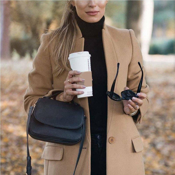 Small Mandarin collar jacket by Belro featuring a tailored fit, lightweight fabric, and stylish design in neutral color.