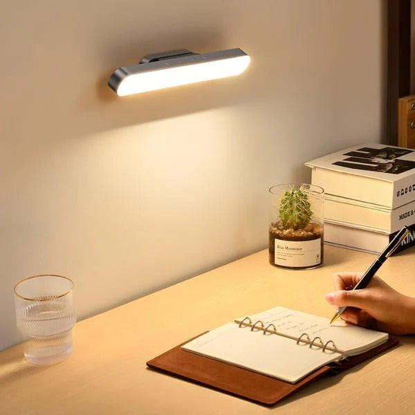 Belro magnetic desk lamp with adjustable arm and modern design, perfect for task lighting on a workspace.