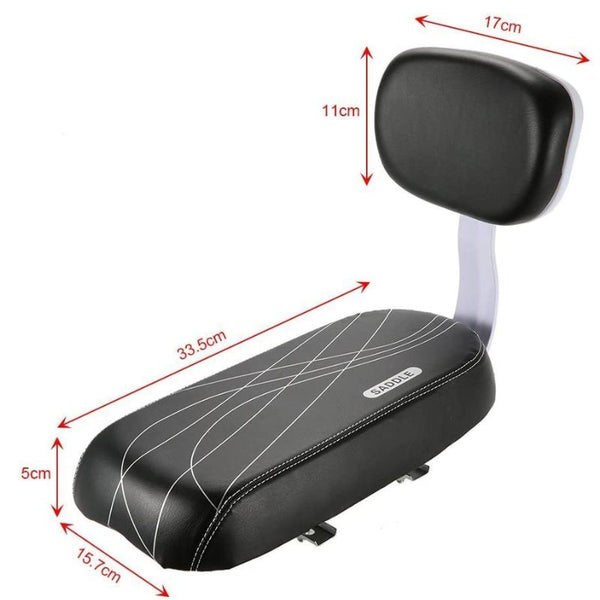 Belro bicycle luggage rack mounted on a bike, showcasing sturdy metal construction and practical storage for outdoor cycling trips.
