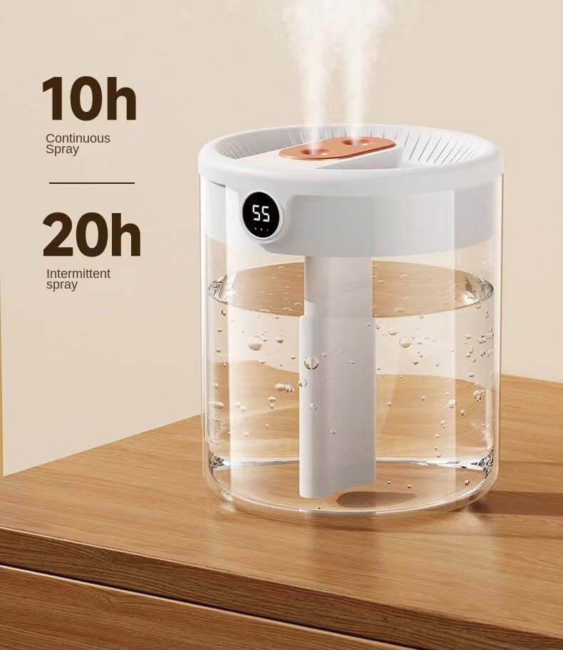Belro 2L air humidifier for home, sleek electronic device with water reservoir, ideal for maintaining indoor humidity levels.