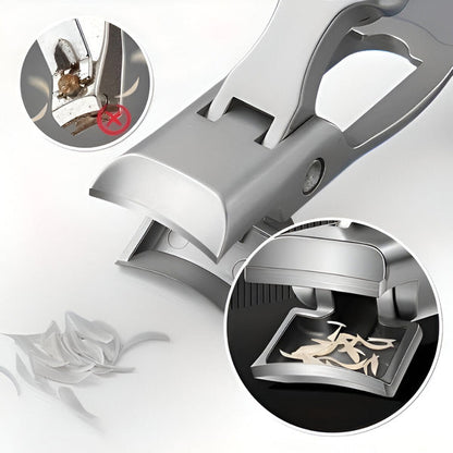 Belro travel nail clipper shown with compact design, stainless steel blades, ideal for precise nail trimming on the go