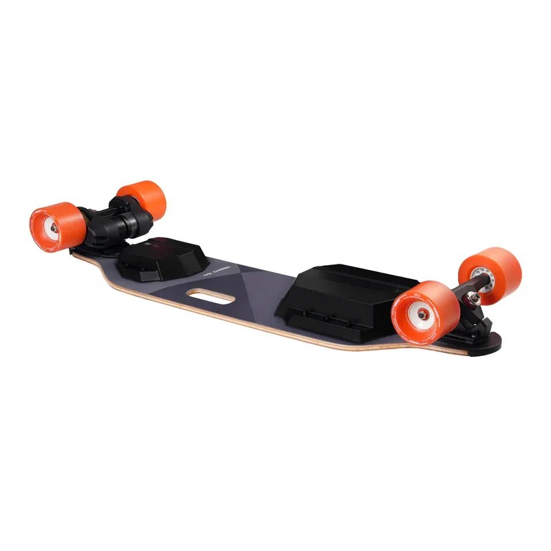 MEEPO Go electric scooter by Casavibeo, showing sleek black design with handlebars and compact frame.