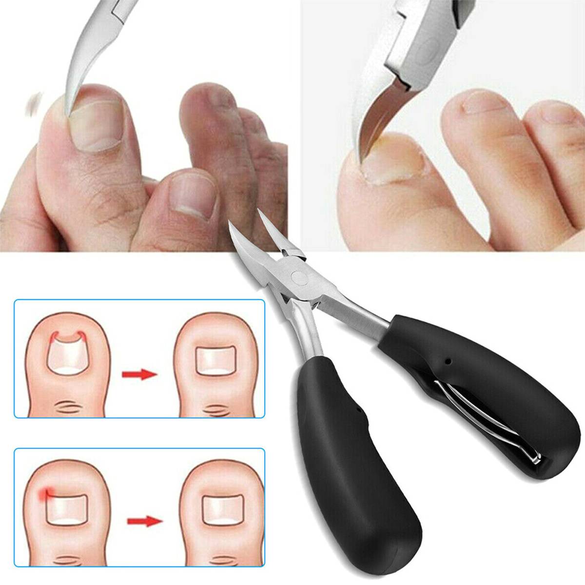 Belro nail clippers for thick nails, designed for seniors, with ergonomic handles for easy, precise trimming of thick or hard nails.