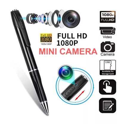Belro Mini Camera Pen with 1080P HD video recording, wireless body camera for security, voice recording, and surveillance.