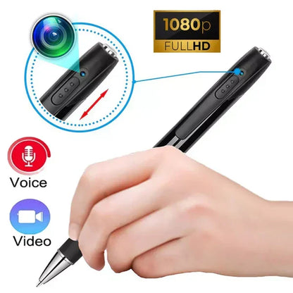 Belro Mini Camera Pen with 1080P HD video recorder, compact wearable body camera for security and conference recording.