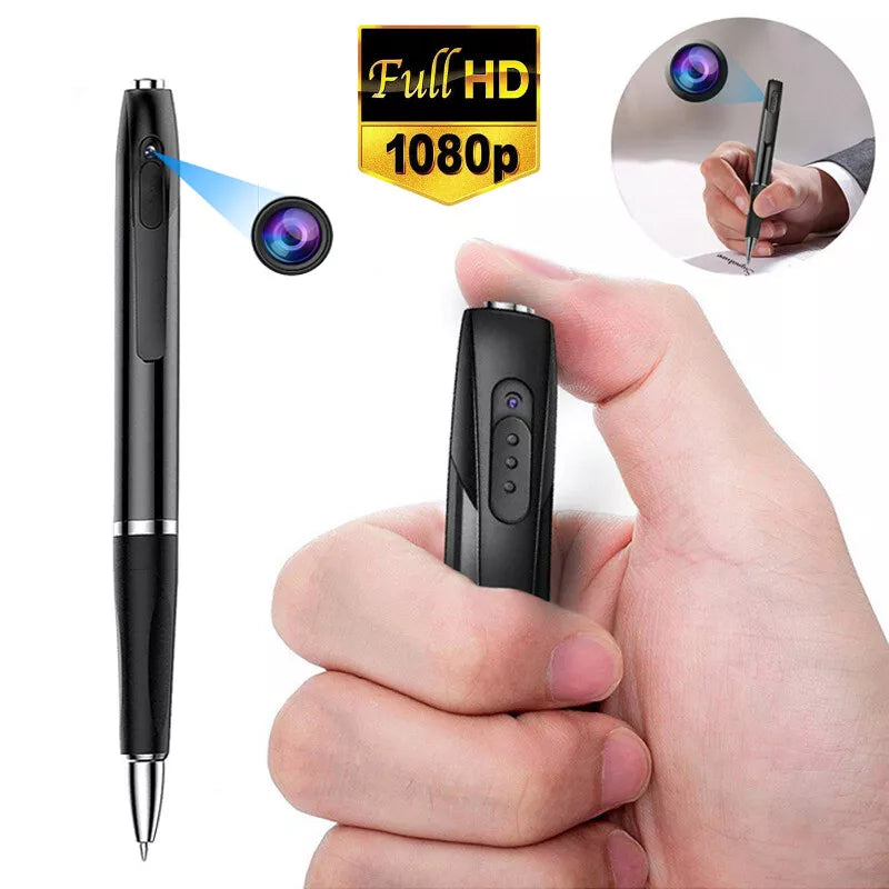 Belro Mini Camera Pen with 1080P HD video recording, compact design, ideal for security, voice recording, and surveillance at business.