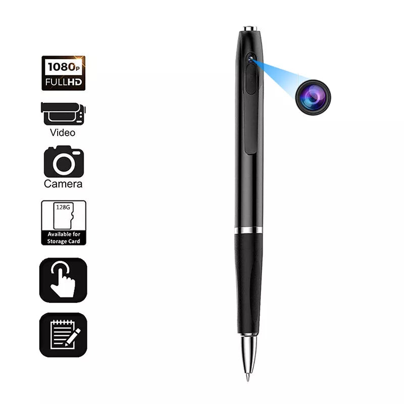 Belro Mini Camera Pen with 1080P HD video recording, digital voice recorder, and surveillance features for security and conferences.