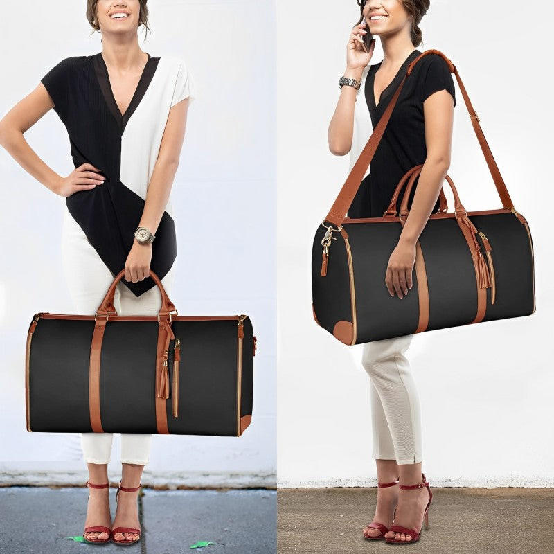 Belro travel bag for women and men, stylish luggage with durable handles and multiple compartments for easy packing.