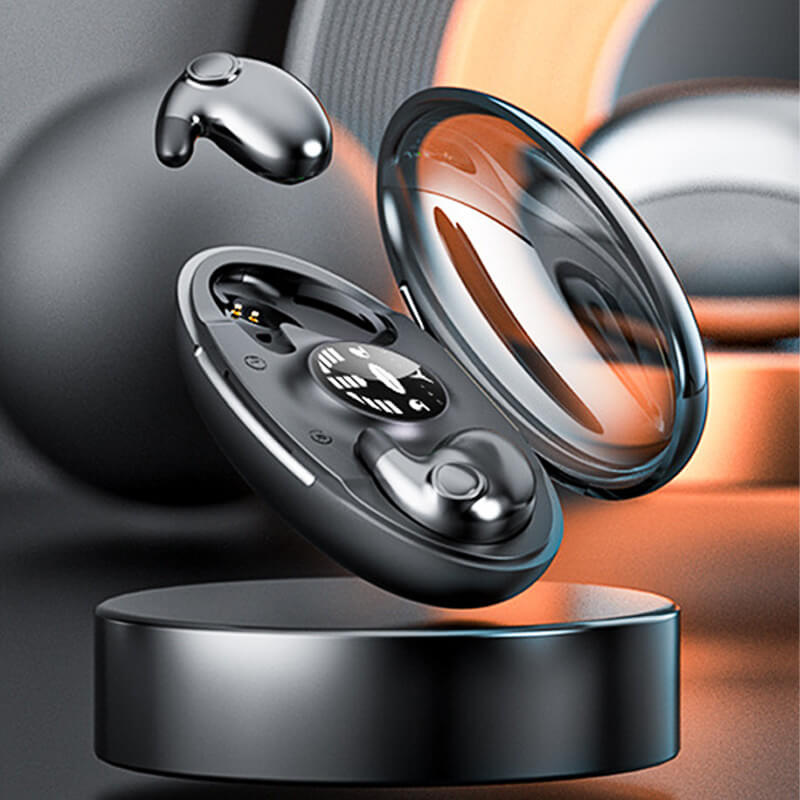 Belro IPX5 waterproof Bluetooth wireless headphones with over-ear design, black color, and cushioned ear cups for comfortable listening.