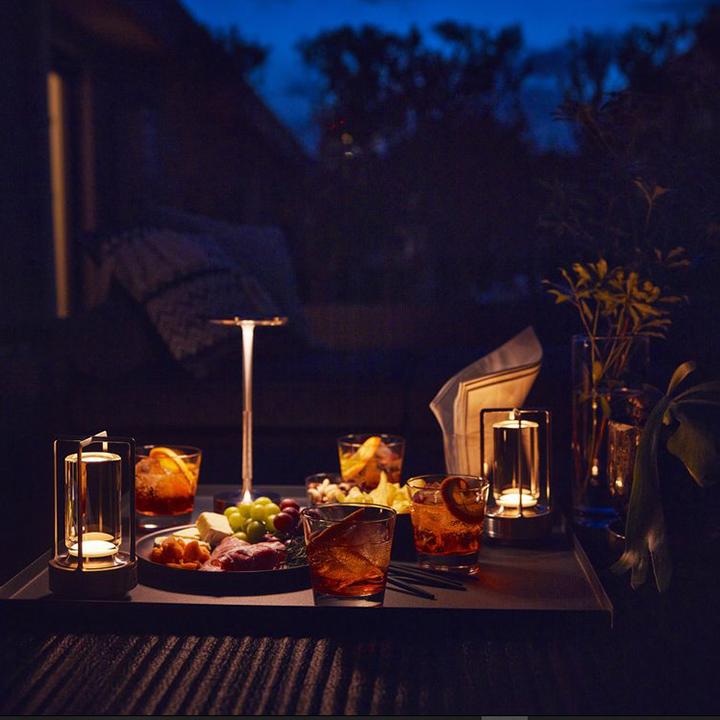 Belro portable cordless table lamp with adjustable light intensity, ideal for desks and workspace illumination.