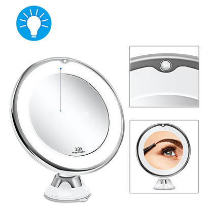 Belro LED make-up mirror with adjustable brightness and built-in light, perfect for detailed beauty and makeup application.