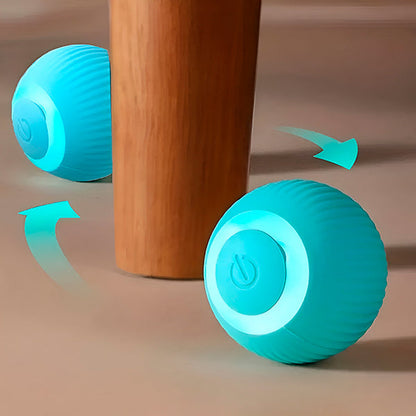 Belro interactive pet ball for cats, rolls automatically to provide engaging toys for feline play and exercise.
