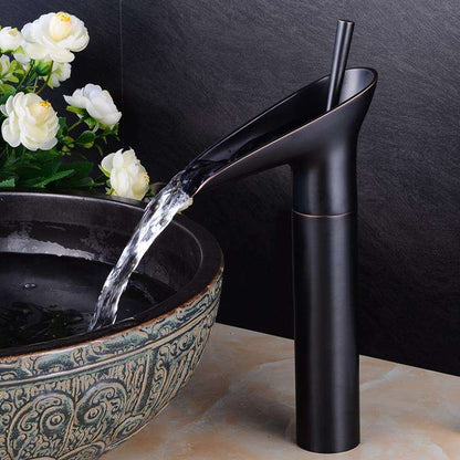 Belro Waterfall Antique Faucet for tools and hardware, featuring a vintage-style design with a polished metal finish.