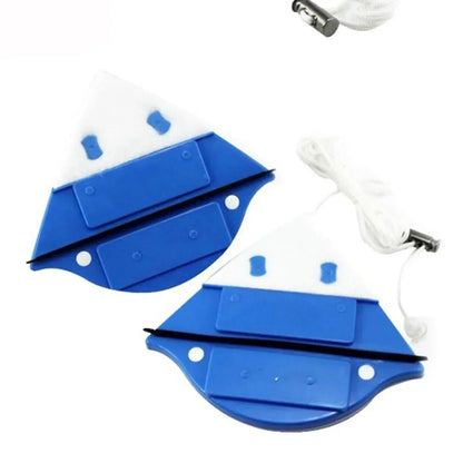 Belro magnetic window cleaner with double-sided cleaning tools, designed for efficient glass cleaning from inside and outside.