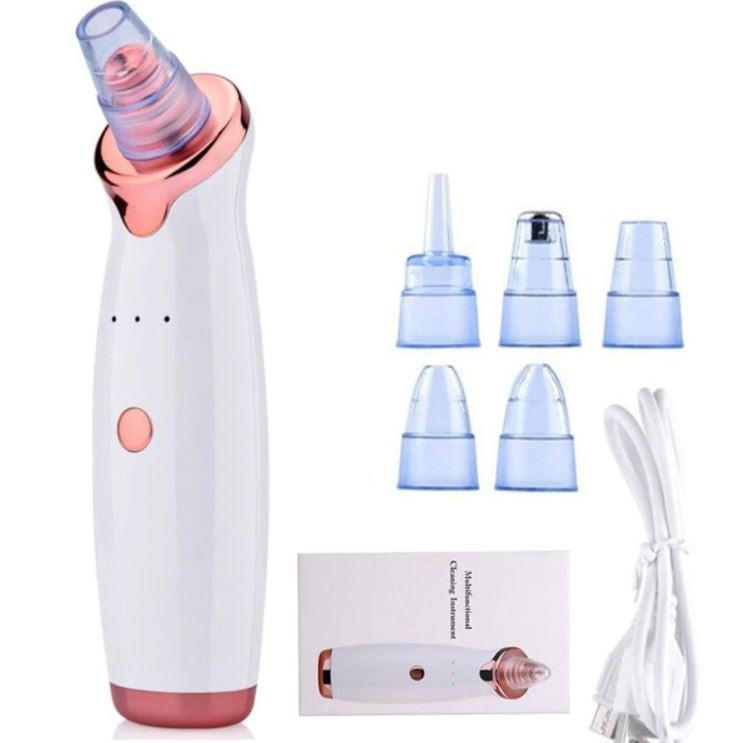 Belro blackhead vacuum cleaner for skin care, featuring a sleek black design for deep pore cleansing and blackhead removal.