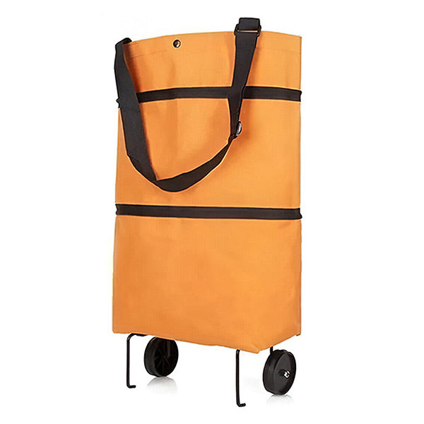 Belro foldable shopping cart with sturdy frame and large wheels, designed for convenient grocery carrying and easy storage.