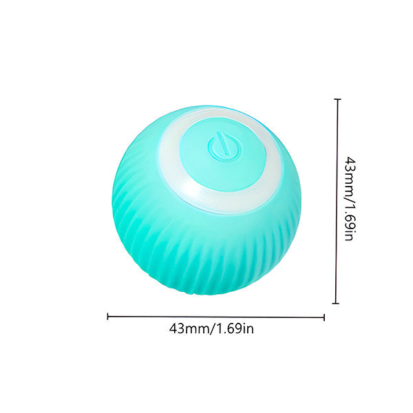 Belro interactive pet ball that rolls automatically, designed for cats to play and engage with in pet toy activity.