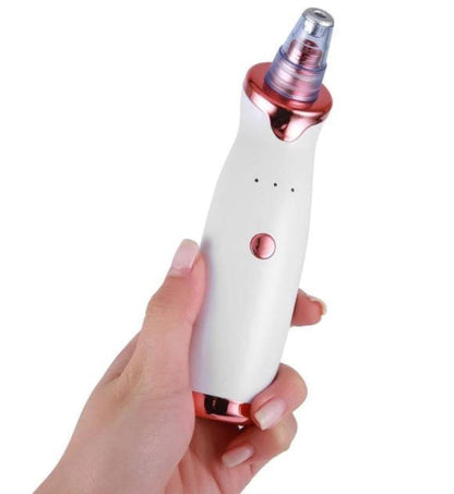 Belro blackhead vacuum cleaner for skin care, showing device with suction head and control buttons on a white background.