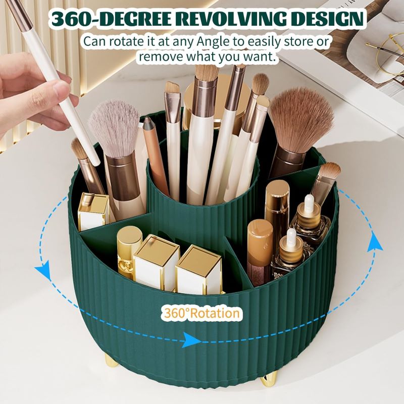 Belro cosmetic organizer bag with multiple compartments, ideal for travel and storing beauty essentials.