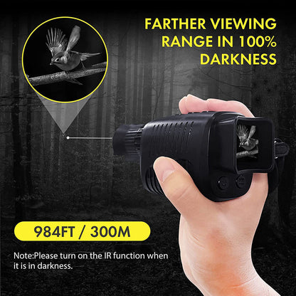 Belro night vision monocular showing enhanced optics and compact design for nighttime surveillance and outdoor adventures.