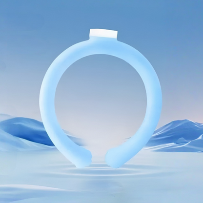DecorsDeluxe wearable neck cooling ring for summer heat relief, personal cooling device designed to keep users cool and comfortable.
